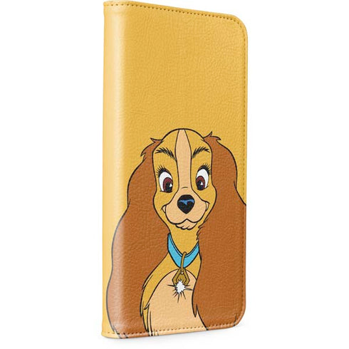 Disney Lady & The Tramp Lady Portrait iPhone 15 Plus Folio Case
