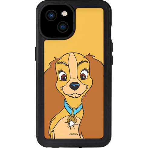 Disney Lady & The Tramp Lady Portrait iPhone 15 Plus Waterproof Case