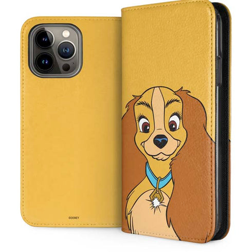 Disney Lady & The Tramp Lady Portrait iPhone 15 Pro Max Folio Case