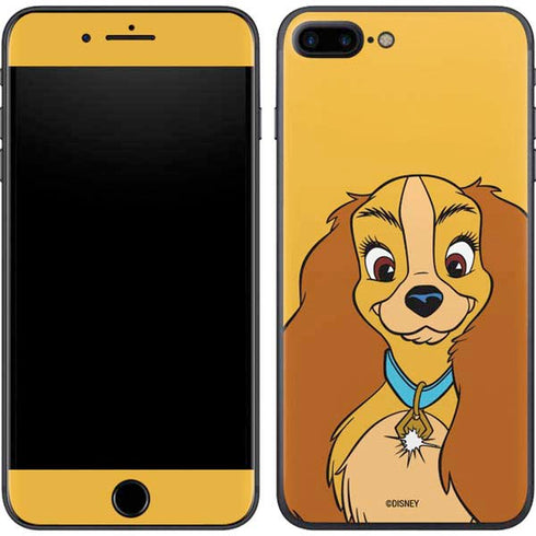 Disney Lady & The Tramp Lady Portrait iPhone 8 Plus Skin