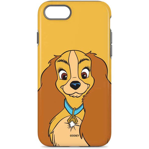 Disney Lady & The Tramp Lady Portrait iPhone 8 Pro Case