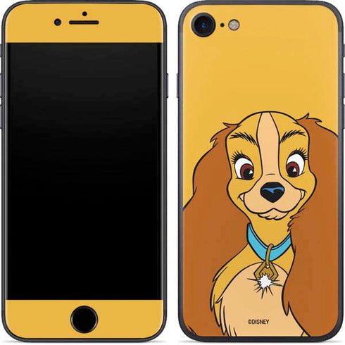 Disney Lady & The Tramp Lady Portrait iPhone 8 Skin