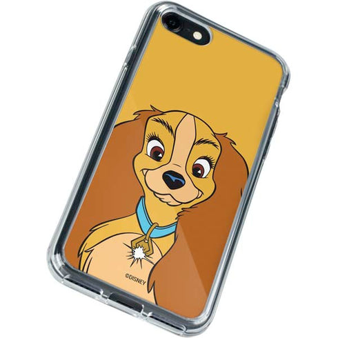 Disney Lady & The Tramp Lady Portrait iPhone SE (2nd & 3rd Gen) Clear Case