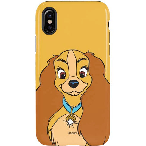 Disney Lady & The Tramp Lady Portrait iPhone X Pro Case