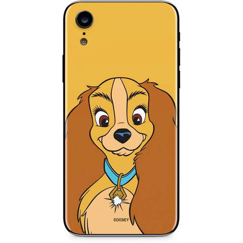 Disney Lady & The Tramp Lady Portrait iPhone XR Skin