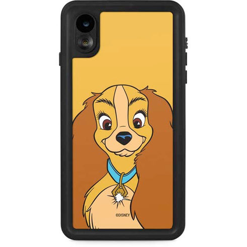 Disney Lady & The Tramp Lady Portrait iPhone XR Waterproof Case