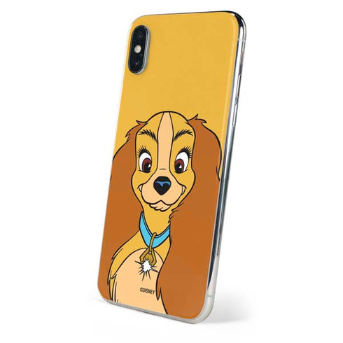 Disney Lady & The Tramp Lady Portrait iPhone XS Max Skin