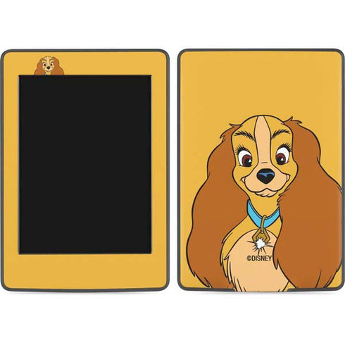 Disney Lady & The Tramp Lady Portrait Amazon Kindle Skin