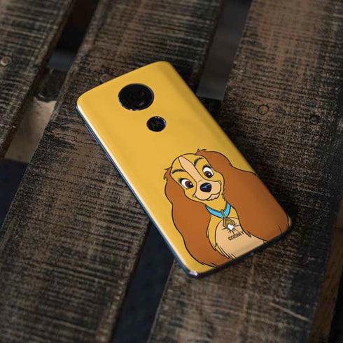 Disney Lady & The Tramp Lady Portrait Moto E5 Plus Skin