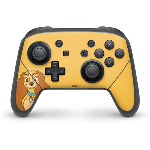 Disney Lady & The Tramp Lady Portrait Nintendo Switch Pro Controller Skin
