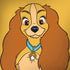 Disney Lady & The Tramp Lady Portrait Notebook 9 Pro 13in (2017) Skin