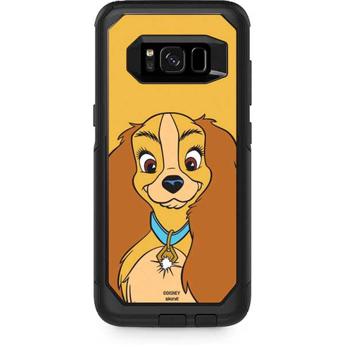 Disney Lady & The Tramp Lady Portrait Otterbox Commuter Galaxy Skin