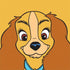 Disney Lady & The Tramp Lady Portrait Otterbox Commuter Galaxy Skin