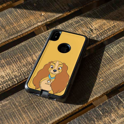 Disney Lady & The Tramp Lady Portrait Otterbox Commuter iPhone Skin
