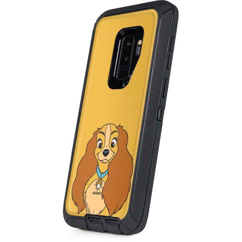Disney Lady & The Tramp Lady Portrait Otterbox Defender Galaxy Skin