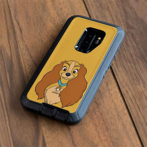 Disney Lady & The Tramp Lady Portrait Otterbox Defender Galaxy Skin