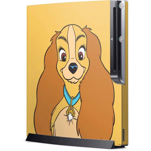Disney Lady & The Tramp Lady Portrait Playstation 3 & PS3 Slim Skin