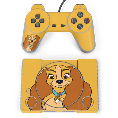 Disney Lady & The Tramp Lady Portrait PlayStation Classic Bundle Skin