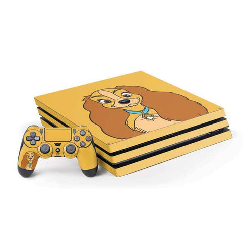 Disney Lady & The Tramp Lady Portrait PS4 Pro Bundle Skin