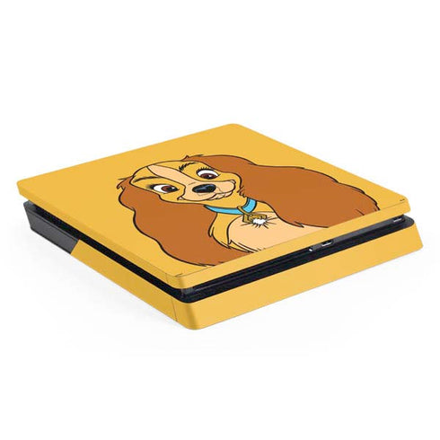 Disney Lady & The Tramp Lady Portrait PS4 Slim Skin