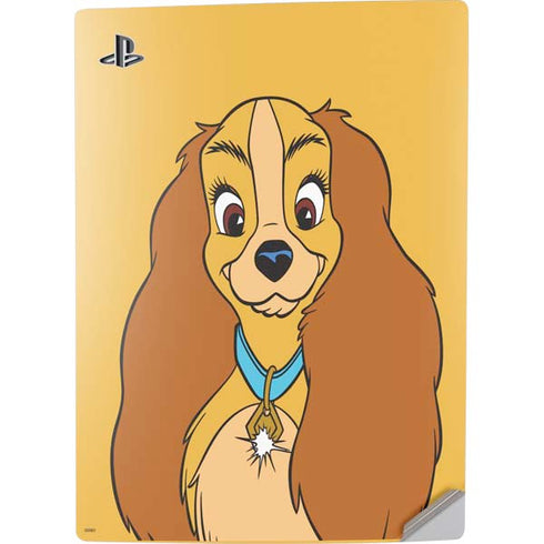 Disney Lady & The Tramp Lady Portrait PS5 Digital Edition Console Skin