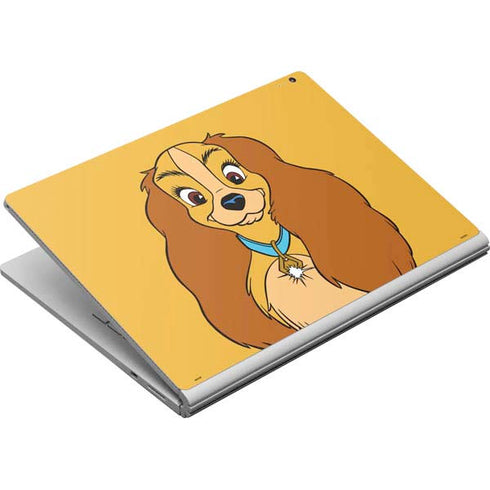 Disney Lady & The Tramp Lady Portrait Surface Book Skin