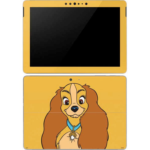 Disney Lady & The Tramp Lady Portrait Surface Go Skin