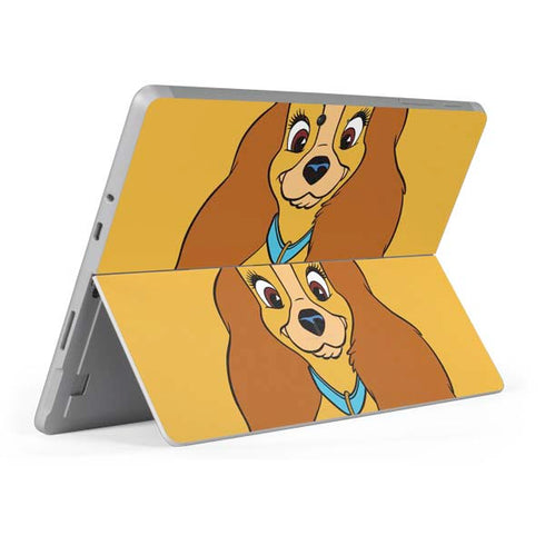 Disney Lady & The Tramp Lady Portrait Surface Go Skin
