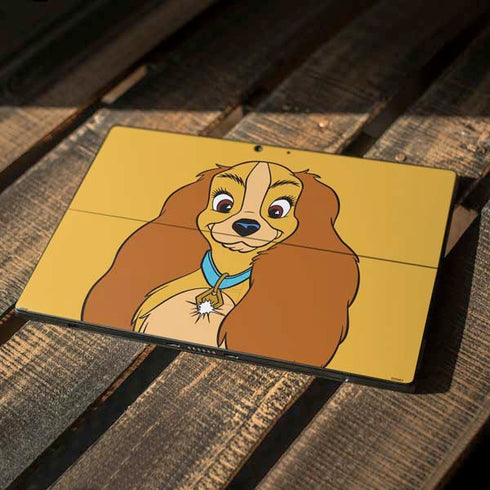 Disney Lady & The Tramp Lady Portrait Surface Pro 7 Skin