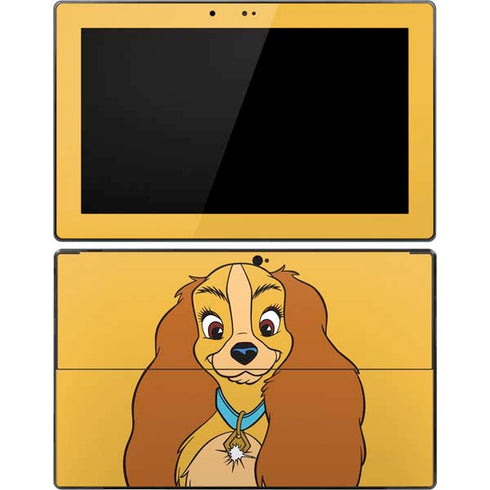 Disney Lady & The Tramp Lady Portrait Surface Pro Tablet Skin