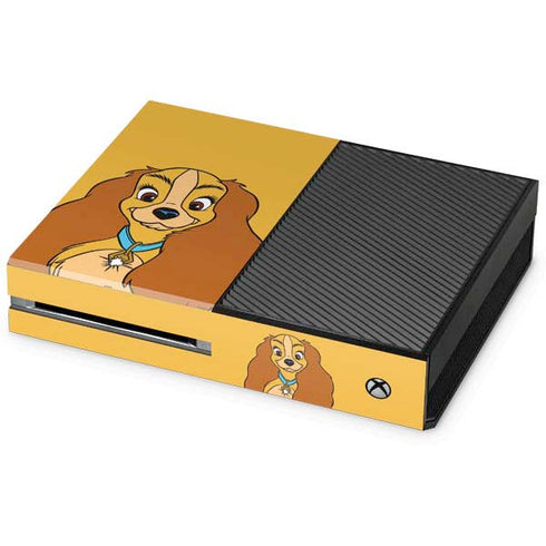 Disney Lady & The Tramp Lady Portrait Xbox One Console Skin