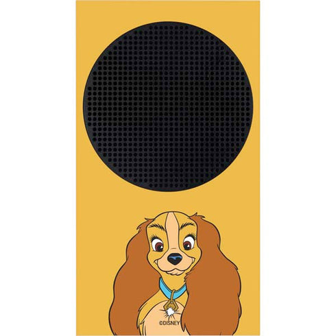 Disney Lady & The Tramp Lady Portrait Xbox Series S Console Skin