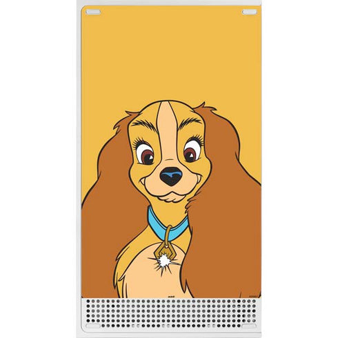 Disney Lady & The Tramp Lady Portrait Xbox Series S Console Skin