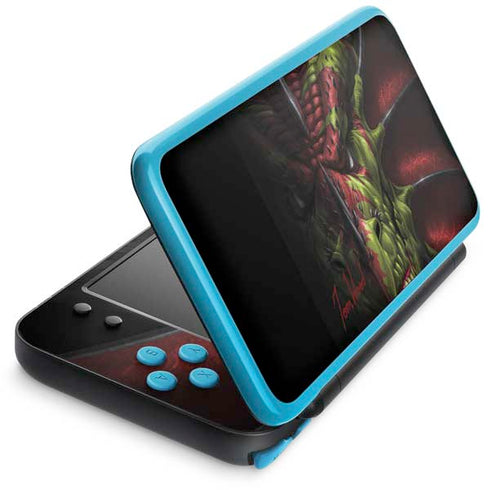 Tom Wood Lair of Shadows Dragon Nintendo 2DS XL (2017) Skin