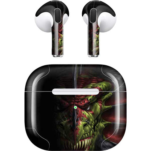 Tom Wood Lair of Shadows Dragon Apple AirPods (3rd Gen 2021) Skin
