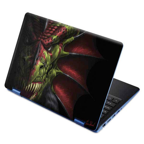 Tom Wood Lair of Shadows Dragon Aspire R11 11.6in Skin