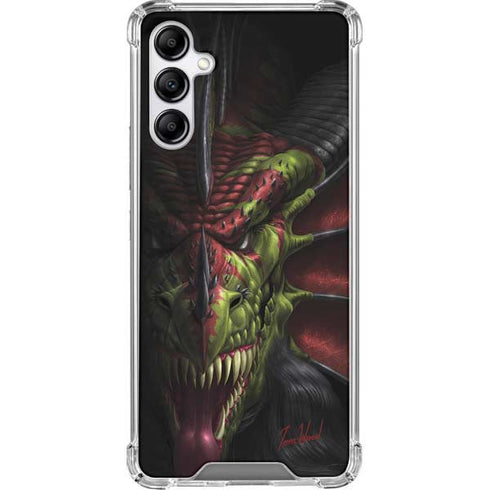 Tom Wood Lair of Shadows Dragon Galaxy A14 5G Clear Case