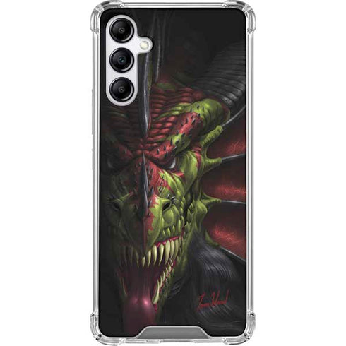Lair of Shadows Dragon by Tom Wood Galaxy A15 5G Clear Case