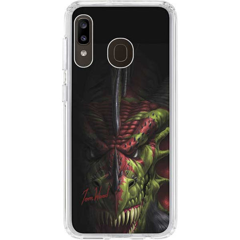 Tom Wood Lair of Shadows Dragon Galaxy A20 Clear Case