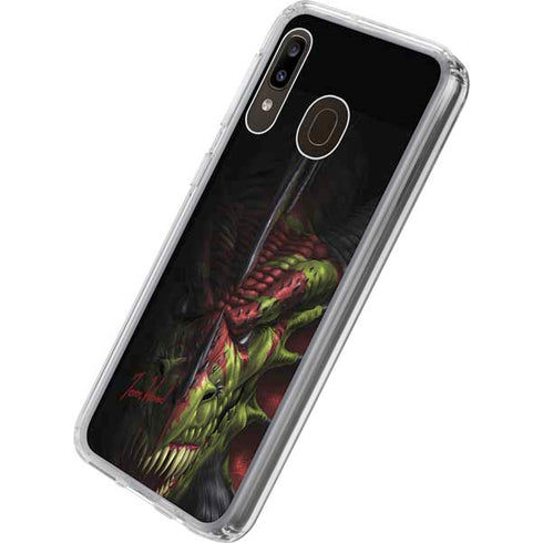 Tom Wood Lair of Shadows Dragon Galaxy A20 Clear Case