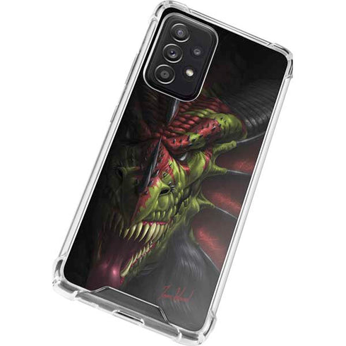 Tom Wood Lair of Shadows Dragon Galaxy A52 5G Clear Case