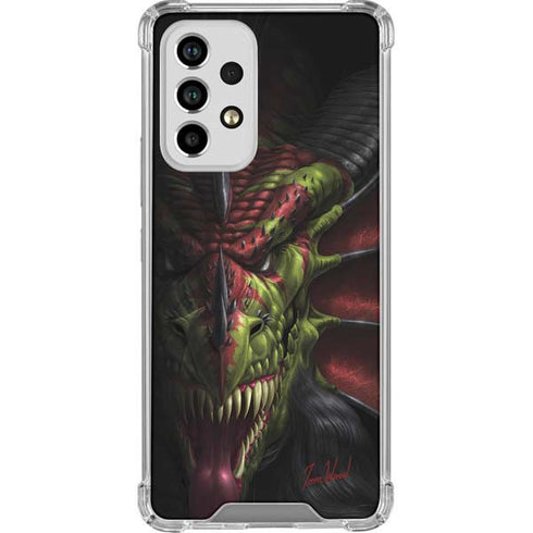 Tom Wood Lair of Shadows Dragon Galaxy A53 5G Clear Case