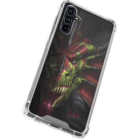 Lair of Shadows Dragon by Tom Wood Galaxy A54 5G Clear Case