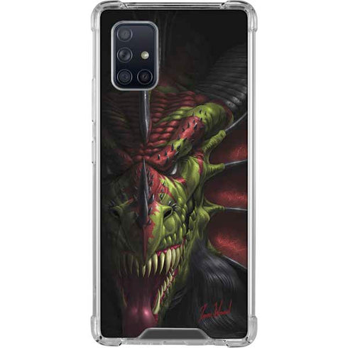 Tom Wood Lair of Shadows Dragon Galaxy A71 5G Clear Case