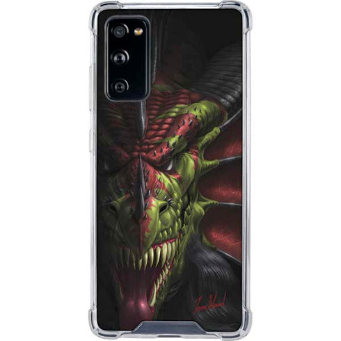 Tom Wood Lair of Shadows Dragon Galaxy S20 FE Clear Case