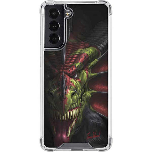Tom Wood Lair of Shadows Dragon Galaxy S22 Clear Case
