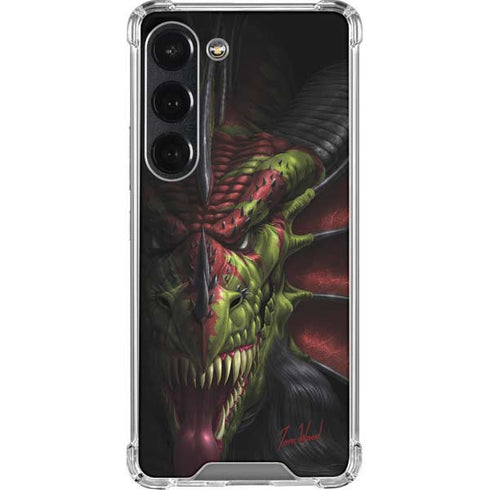 Tom Wood Lair of Shadows Dragon Galaxy S23 Clear Case