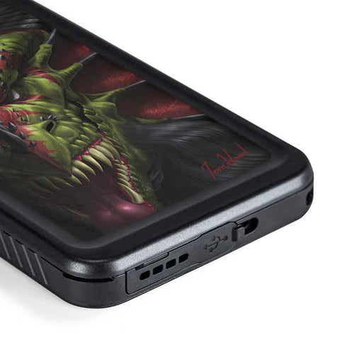 Tom Wood Lair of Shadows Dragon Galaxy S23 Plus Waterproof Case