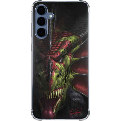Lair of Shadows Dragon by Tom Wood Galaxy S24 Clear Case