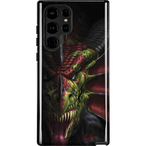Lair of Shadows Dragon by Tom Wood Galaxy S24 Ultra Impact Case